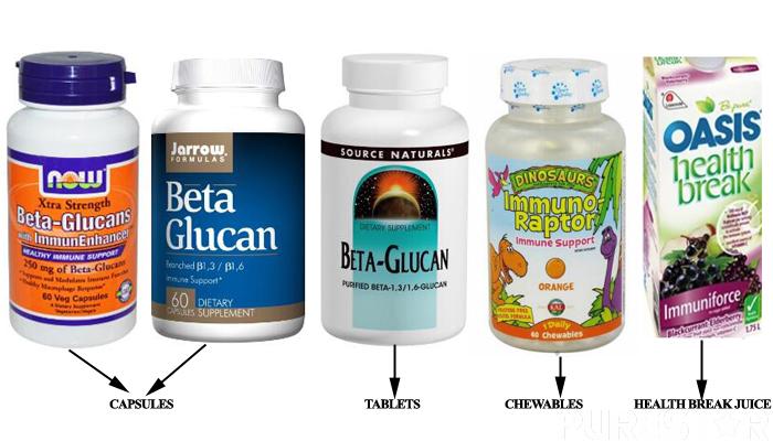 many kinds of health products of yeast beta glucan