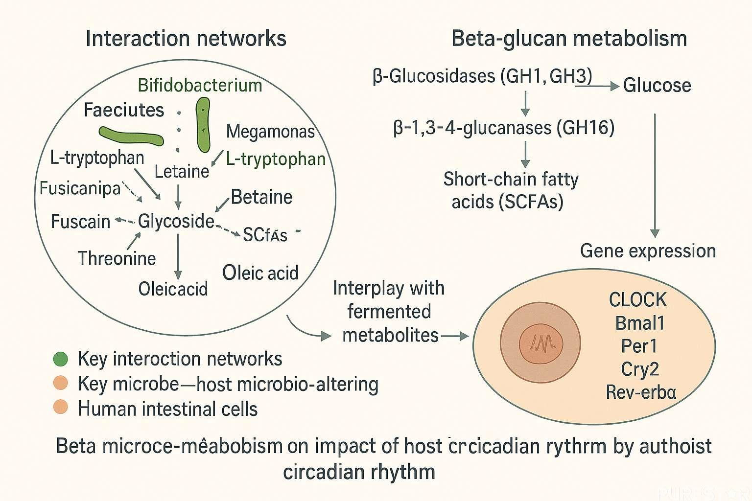 Oat Beta Glucan- A Promising Prebiotic Supporting Gut Microbiota, SCFA Production, and Circadian Rhythm Health Oat Beta Glucan- A Promising Prebiotic Supporting Gut Microbiota, SCFA Production, and Circadian Rhythm Health